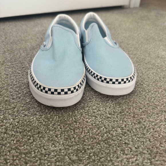 Vans Light Blue Slip-On Sneakers - Picture 10 of 10
